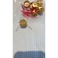 Ковпачки для новорічних куль діам. 15 мм (10 шт)